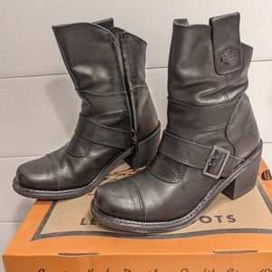 Woman's Traditional HARLEY DAVIDSON Motorcycle boots 9(USA) in original box